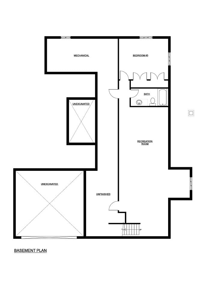 Custom Home 7 — Basement plan