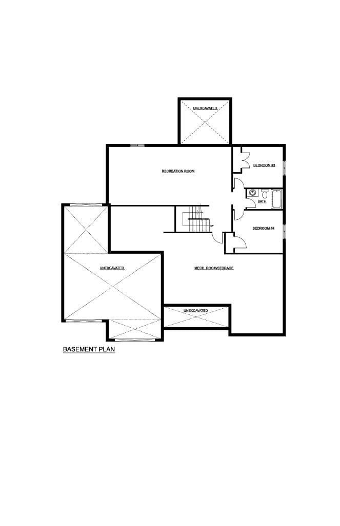 Custom Home 10 — Basement plan
