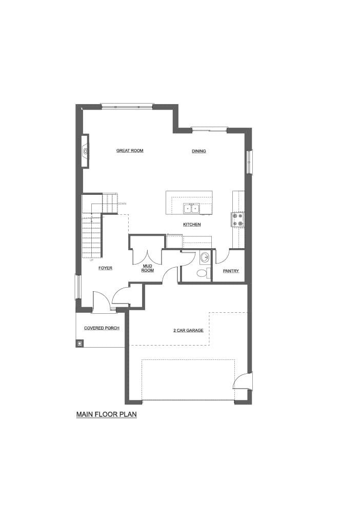 116 Aspen Parkway — Main Floor plan