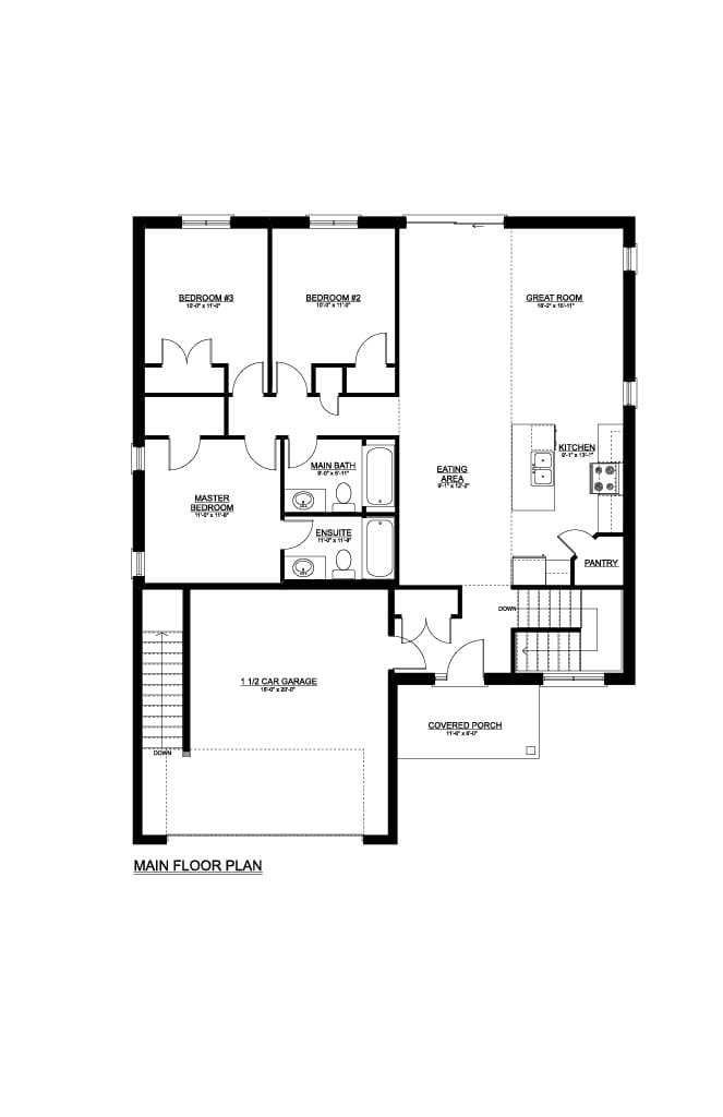 The Mulberry — Main Floor plan