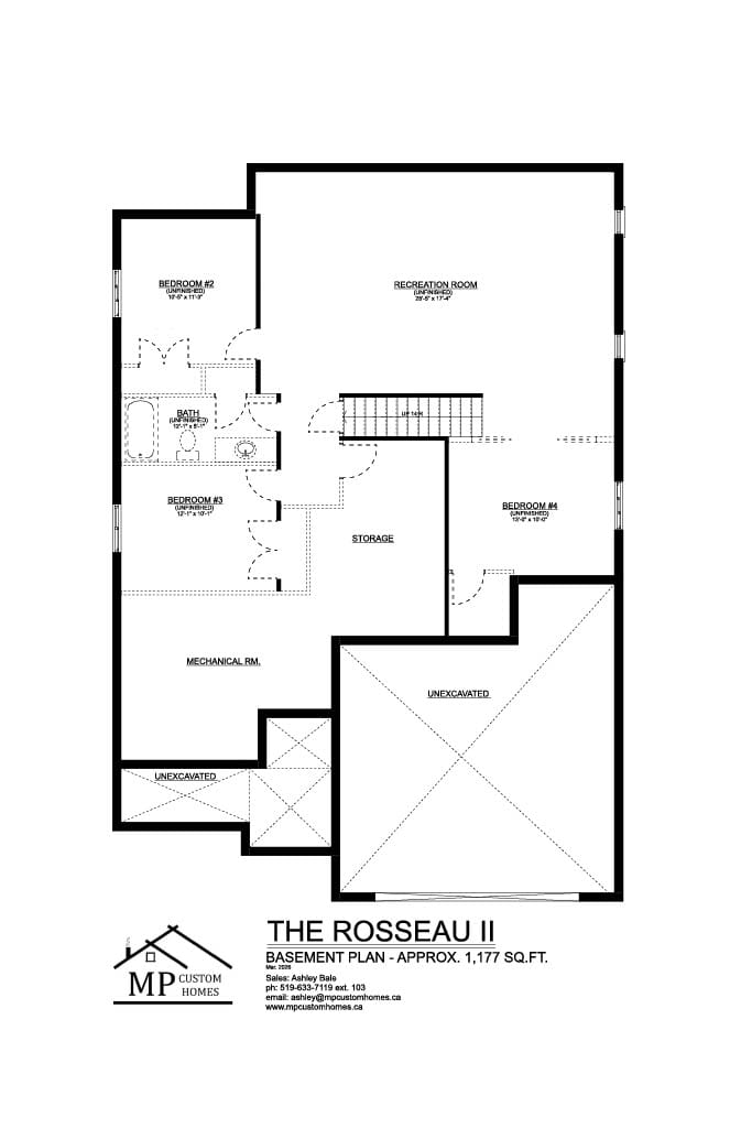 The Rosseau II — Basement plan