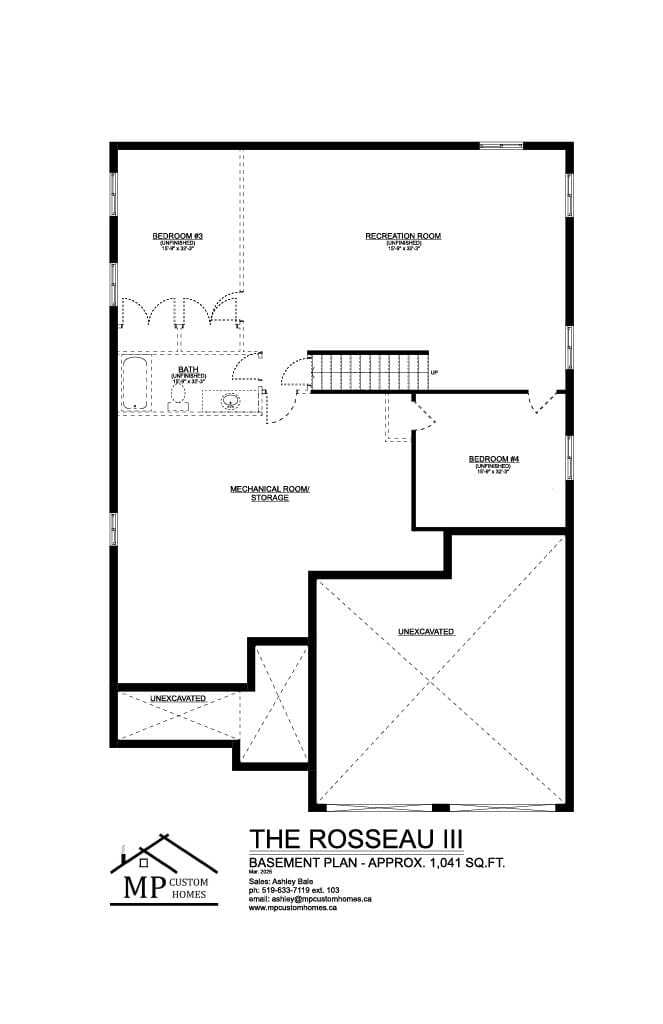 The Rosseau III — Basement plan
