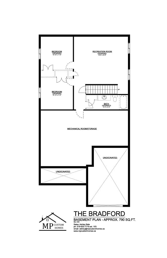 The Bradford — Basement plan
