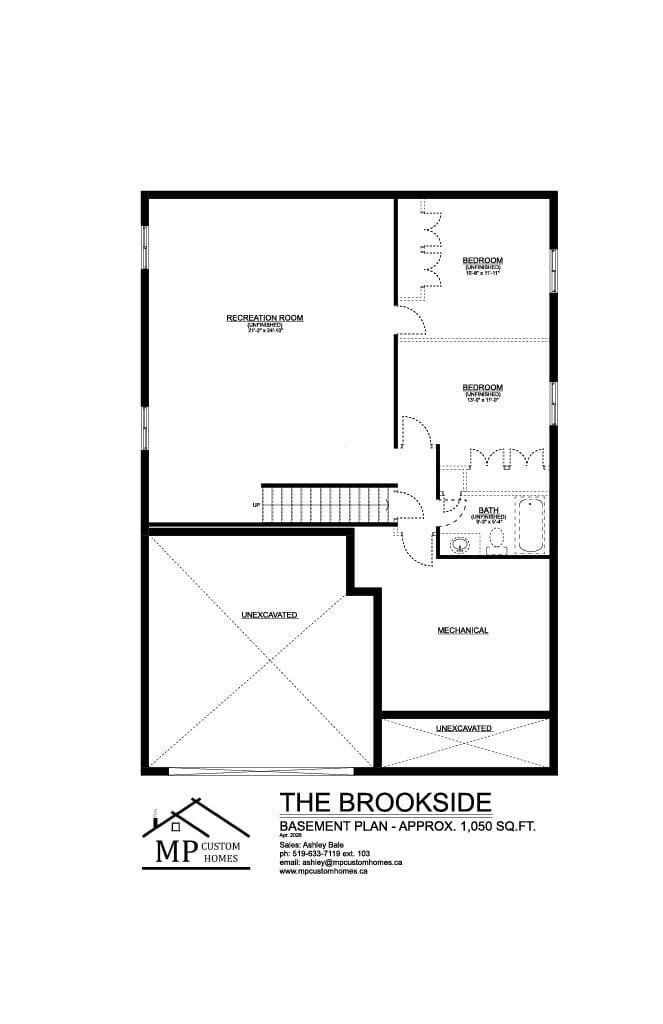 The Brookside — Basement plan
