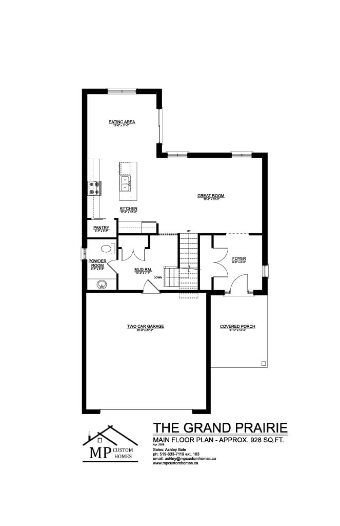 The Grand Prairie I — Main Floor plan