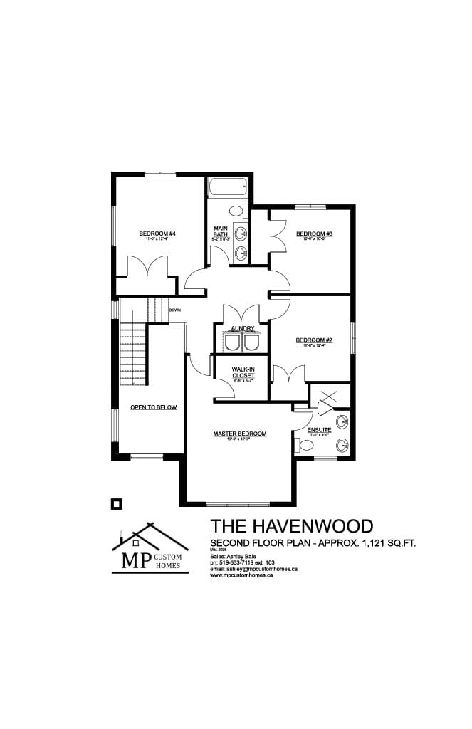 The Havenwood — Second Floor plan