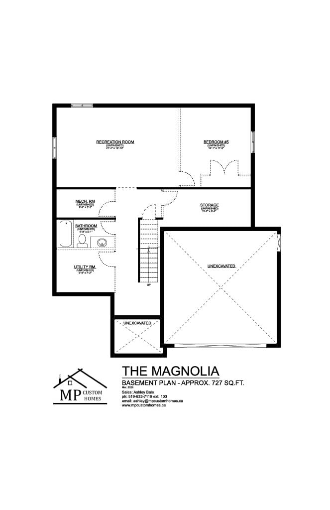 The Magnolia — Basement plan