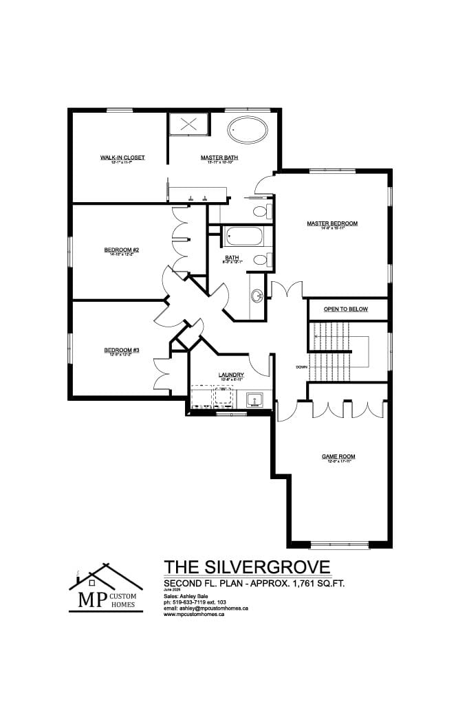 The Silvergrove — Second Floor plan