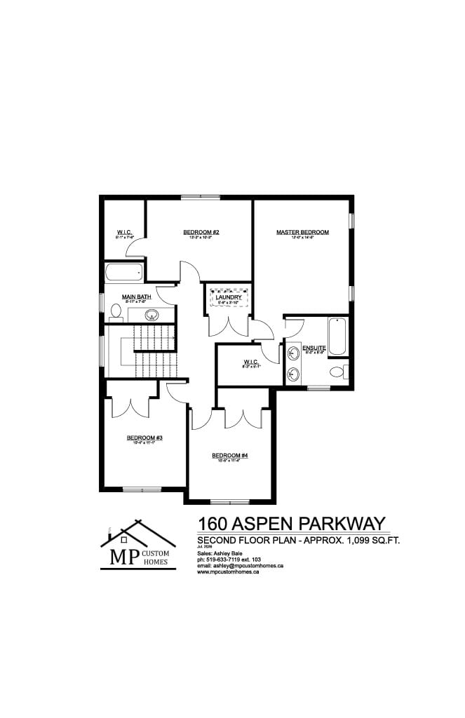 The Grand Oaks — Second Floor plan