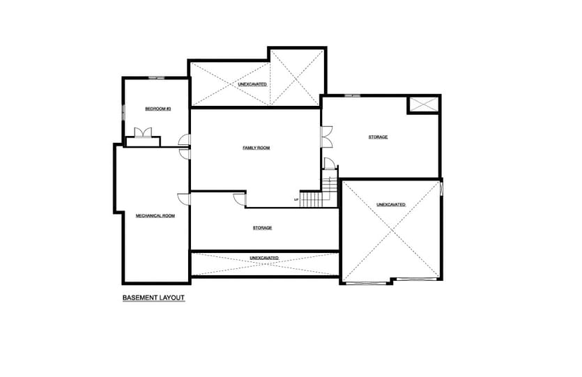 Custom Home 4 — Basement plan