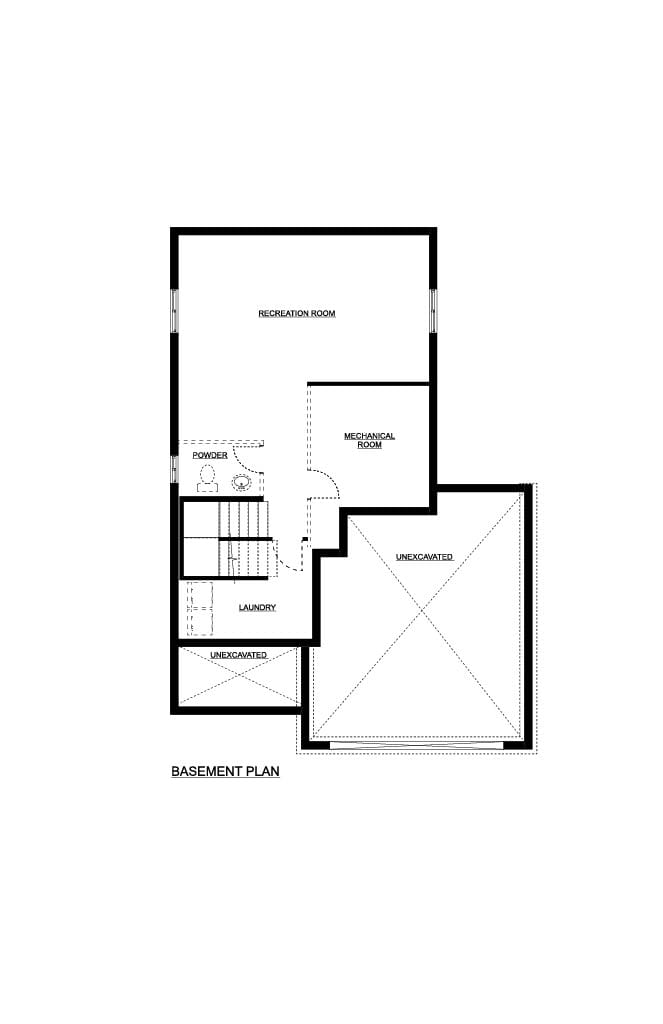 The Lexington — Basement plan
