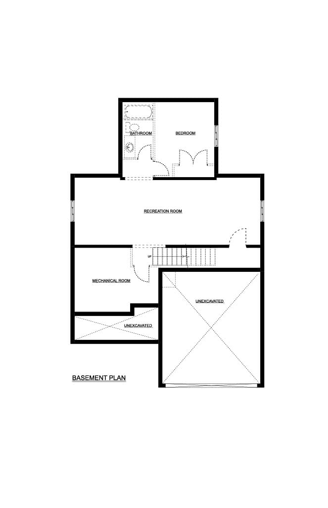 The Oakmont — Basement plan