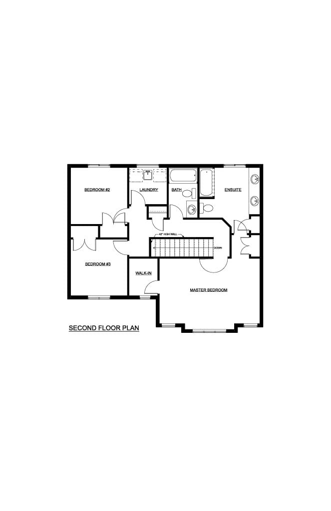 The Oakmont — Second Floor plan