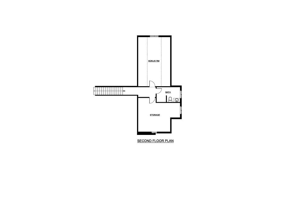 Custom Home 4 — Second Floor plan