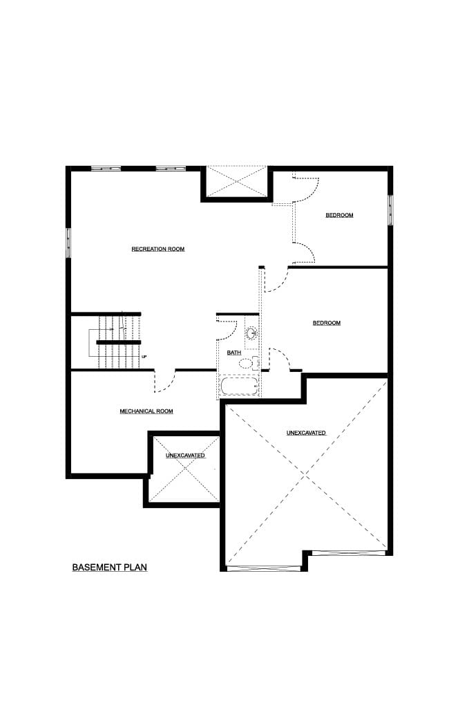 The Waterford — Basement plan